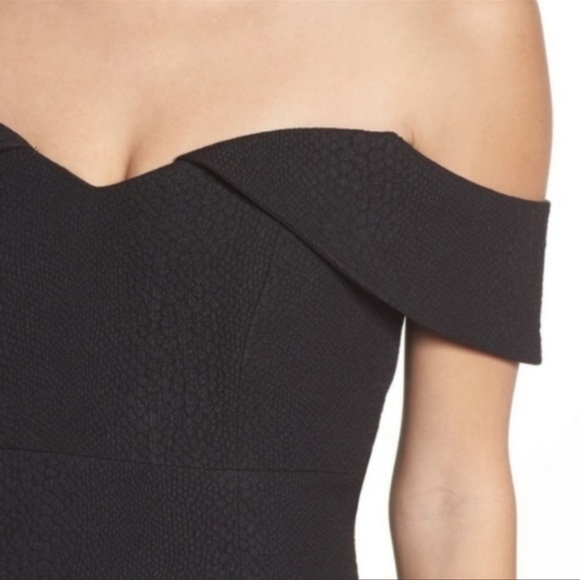 Bardot Eva Snake Off the Shoulder Bodycon Dress - Picture 3 of 10